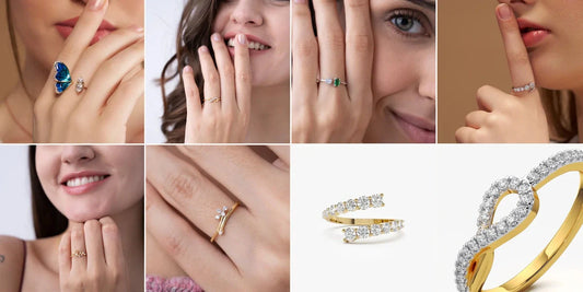 How to Wear Dainty Rings