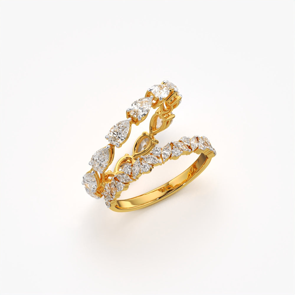 Pear & Marquise Combo Set