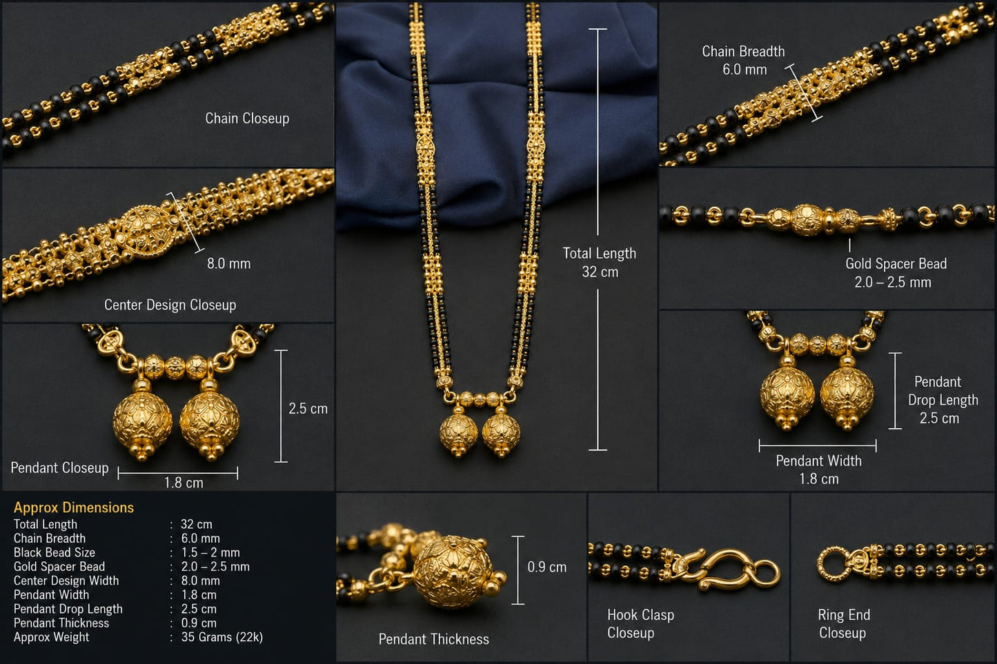 1st Installment Custom Order For Mangalsutra