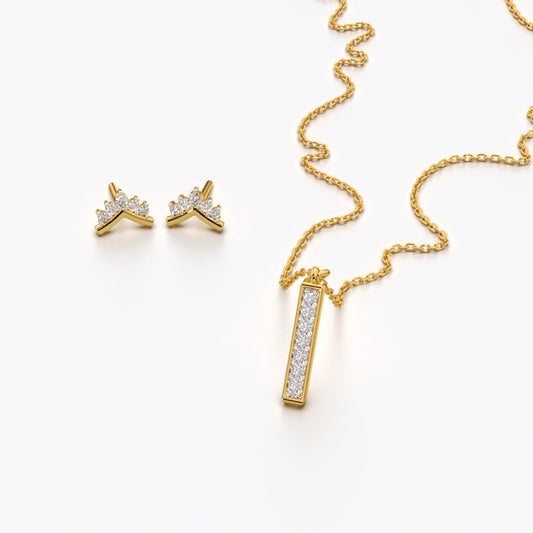 Minimal Chevron & Bar Set