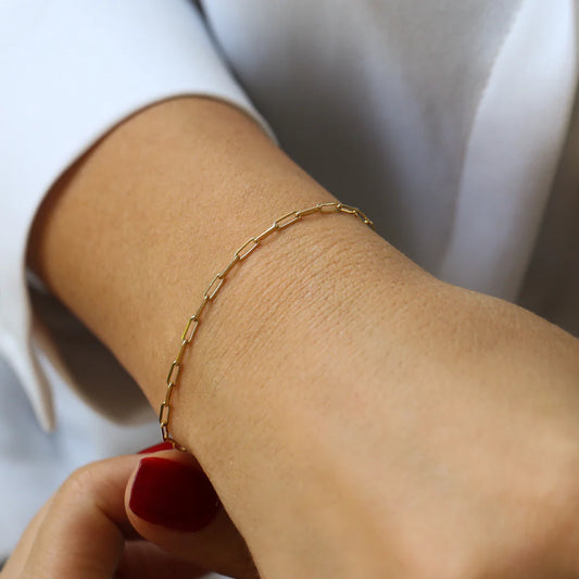 Classic Paperclip Link Bracelet