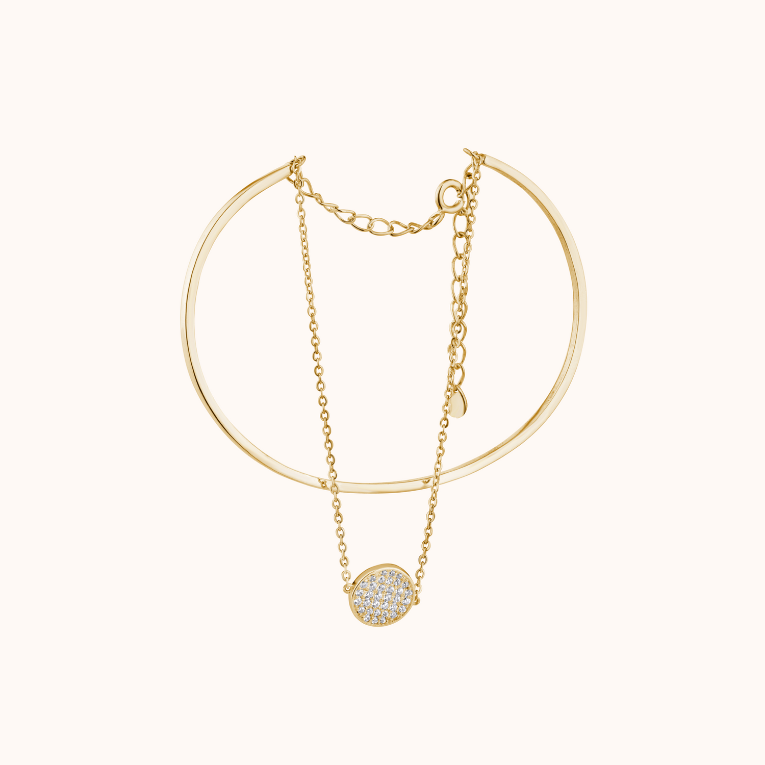 Charm Link Modern Bangle Bracelet - KYMEE