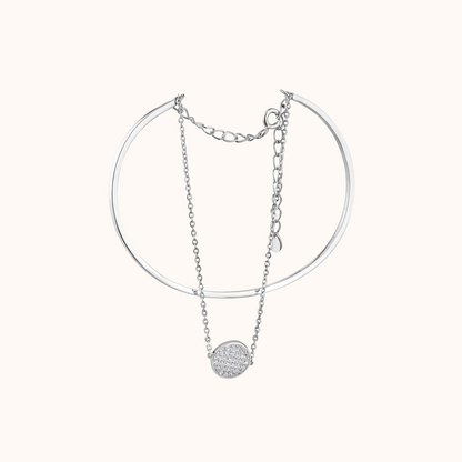 Charm Link Modern Bangle Bracelet