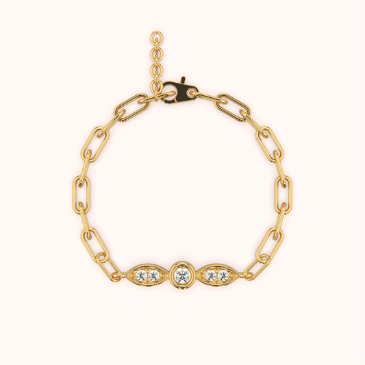 Diamond Harmony Link Bracelet