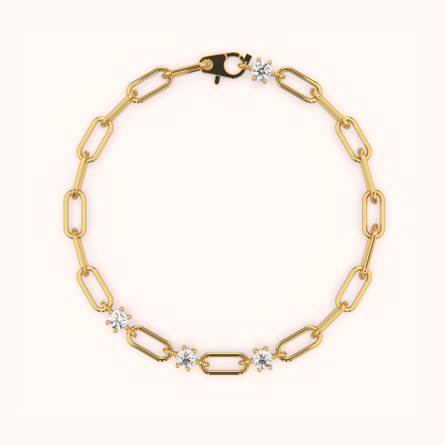 Daisy Link Gold Vermeil Bracelet