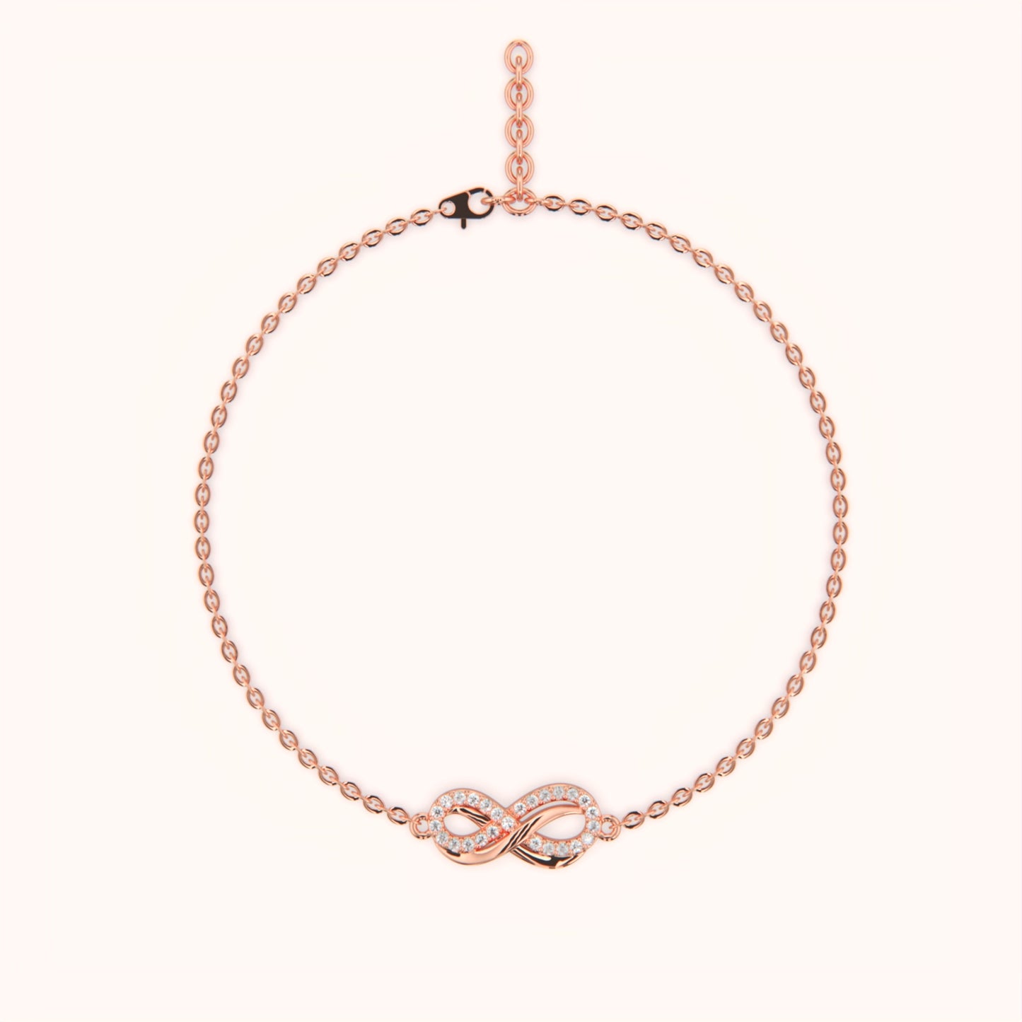 Infinity Bond Diamond Bracelet