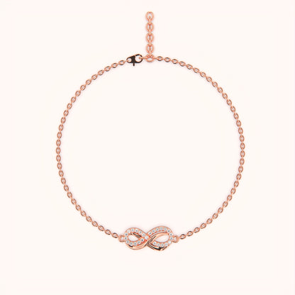 Infinity Bond Diamond Bracelet