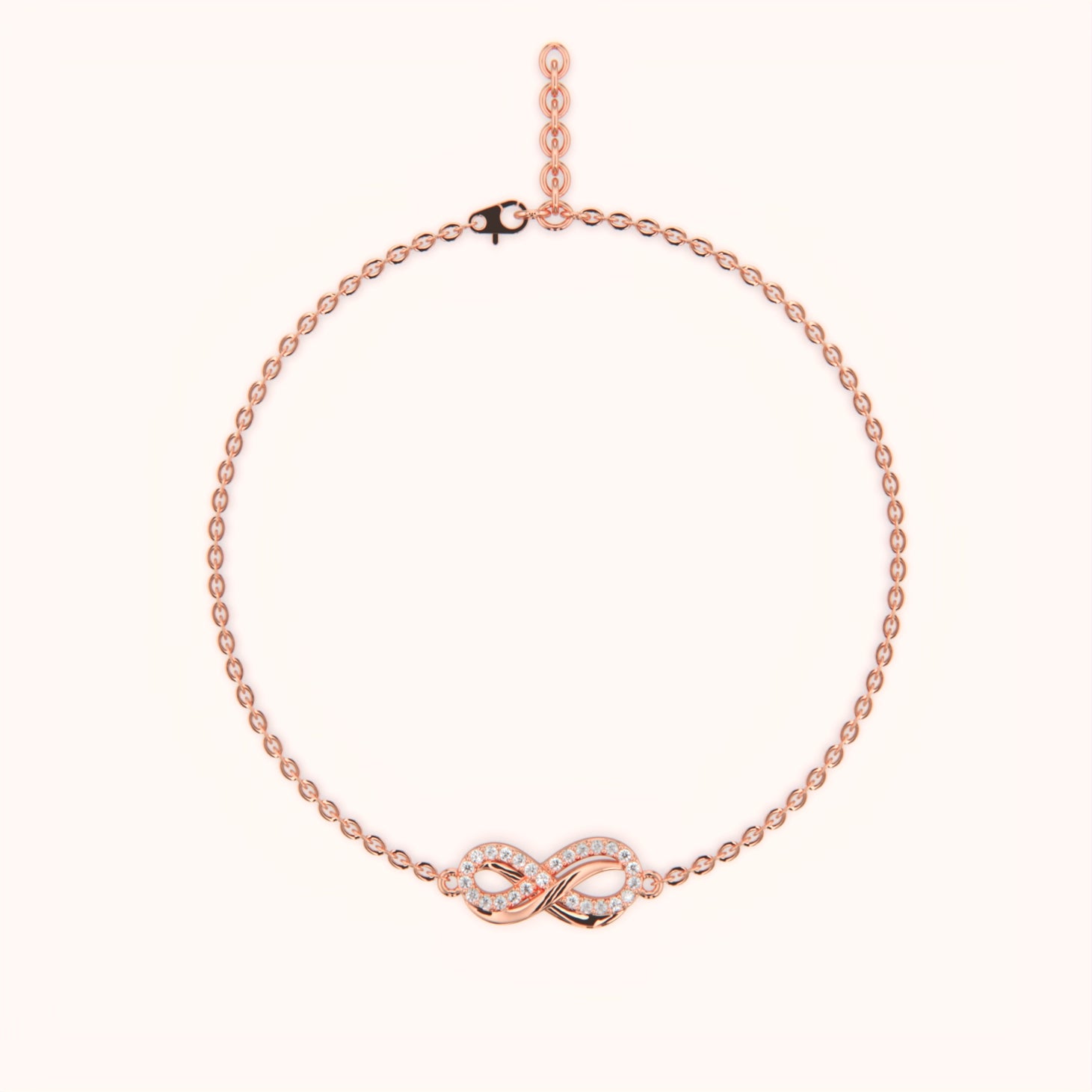 Infinity Bond Diamond Bracelet