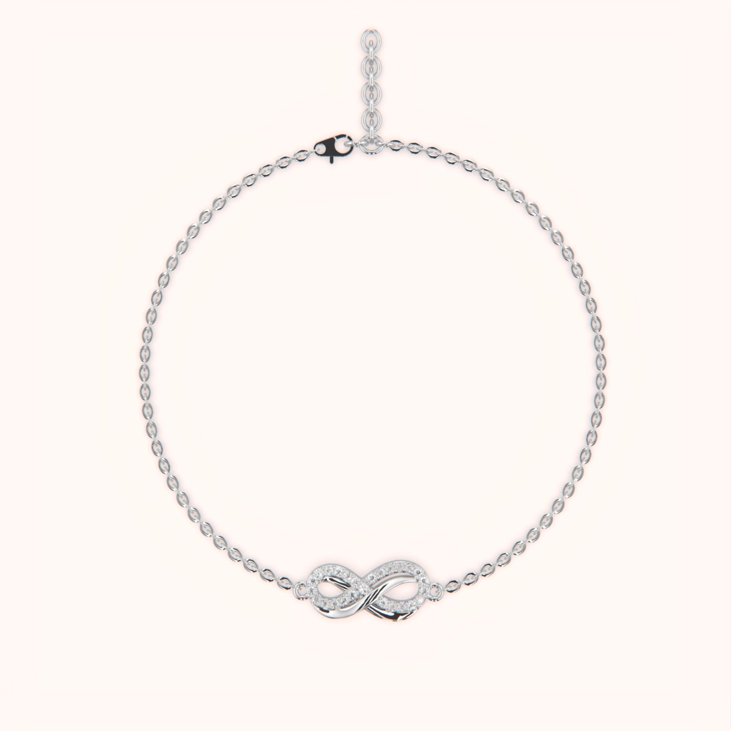 Infinity Bond Diamond Bracelet