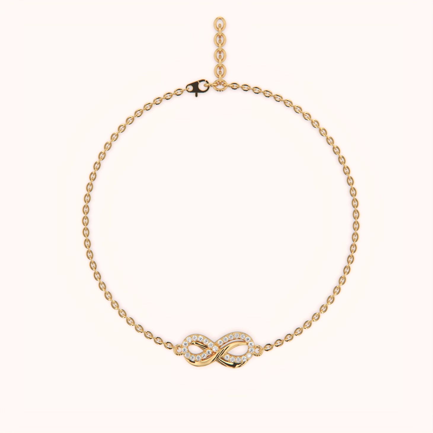 Infinity Bond Diamond Bracelet