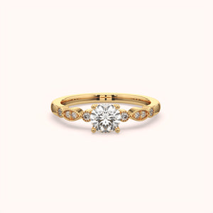 Classic Diamond Accent Ring - KYMEE