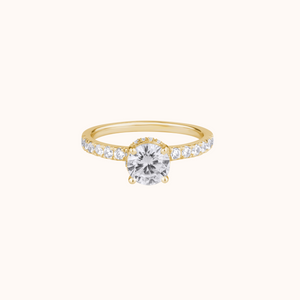 Timeless Round Diamond Solitaire Ring - KYMEE