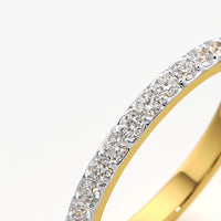 Classic Half Eternity Pavé Band
