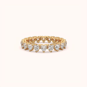 Full Heart Diamond Eternity Ring - KYMEE