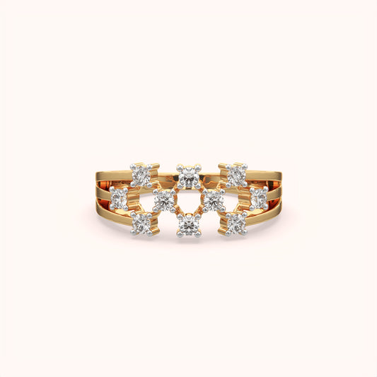 Luxurious Diamond-Set Ring