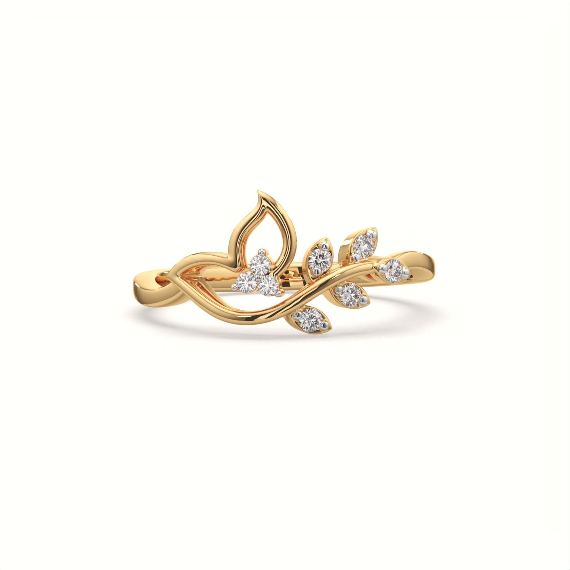 Fashionable Leaf Style Ring