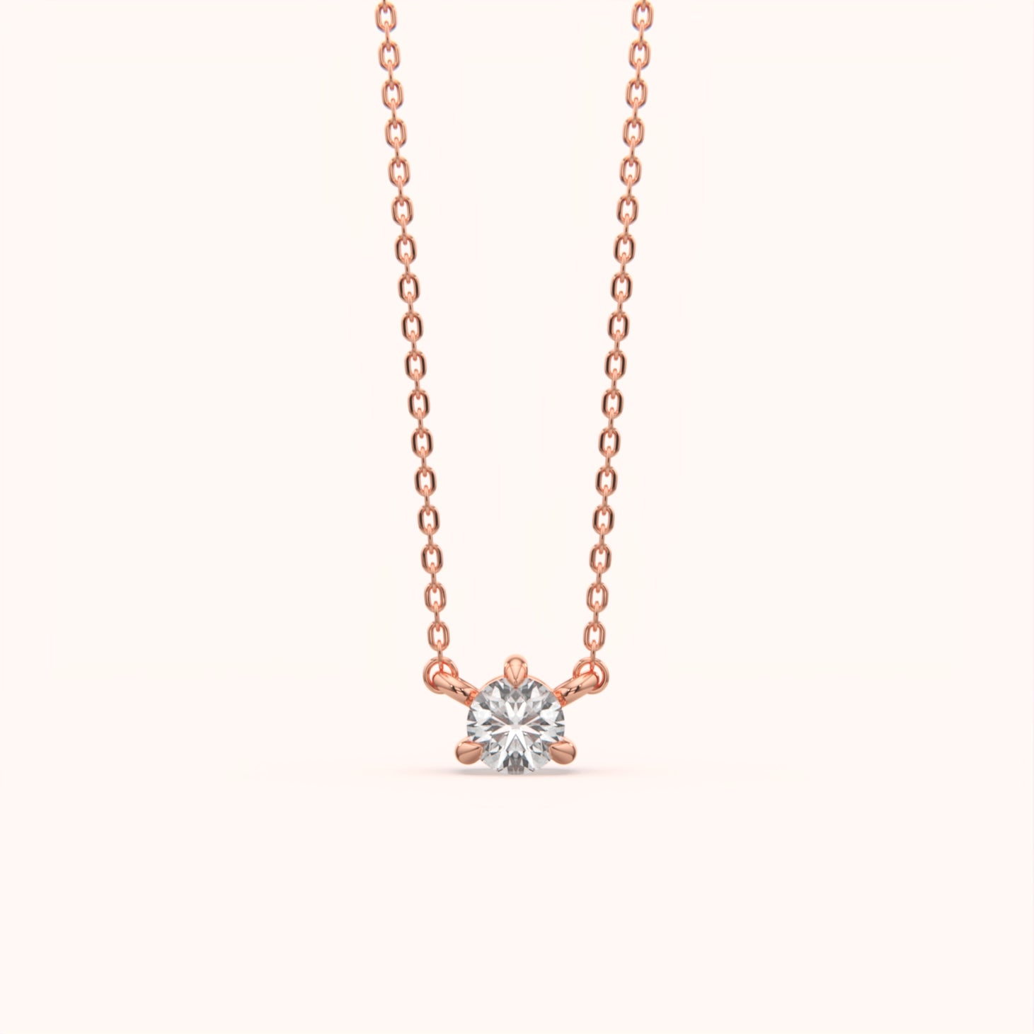 Diamond Solitaire Pendant
