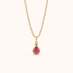 Ethereal Teardrop Silver Pendant - KYMEE