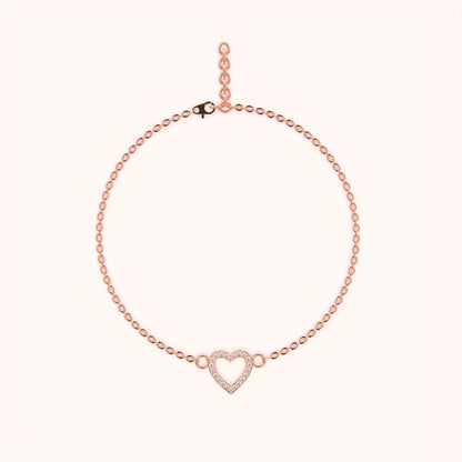 Sophisticated Heart Bracelet