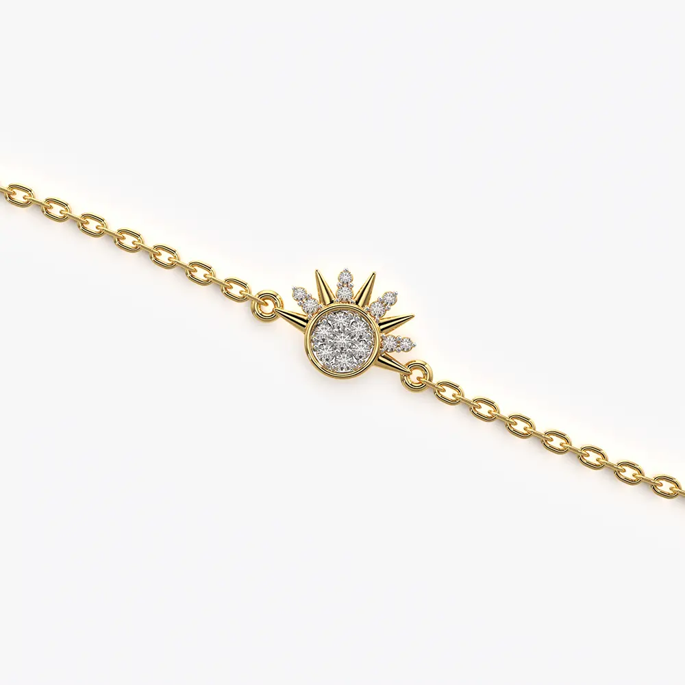 Crescent Sunburst Bracelet