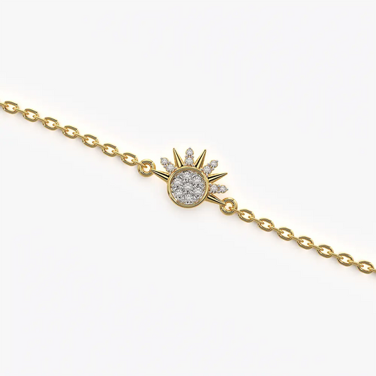 Crescent Sunburst Bracelet
