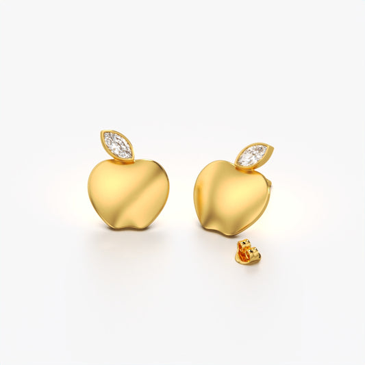 Cute Apple Studs