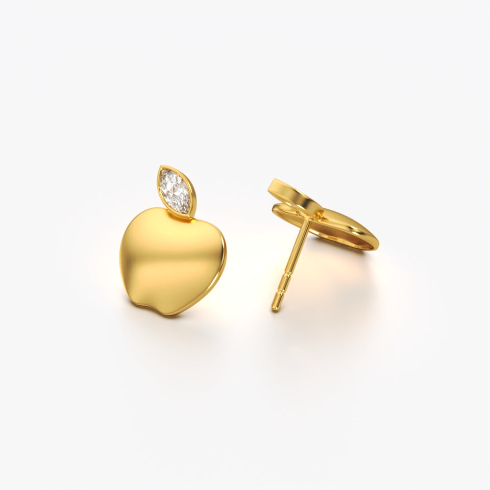 Cute Apple Studs