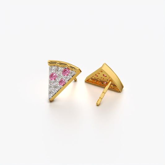 Sparkling Pizza Studs