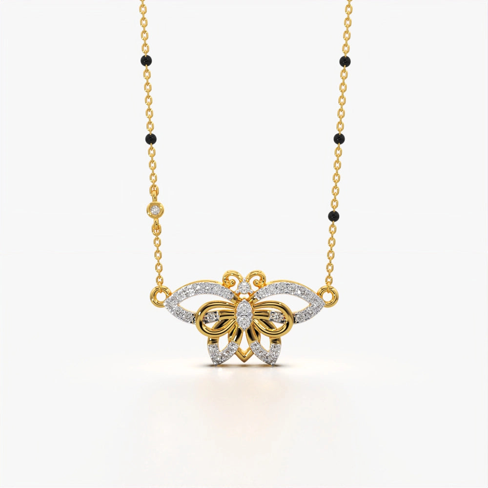 Butterfly Bloom Mangalsutra