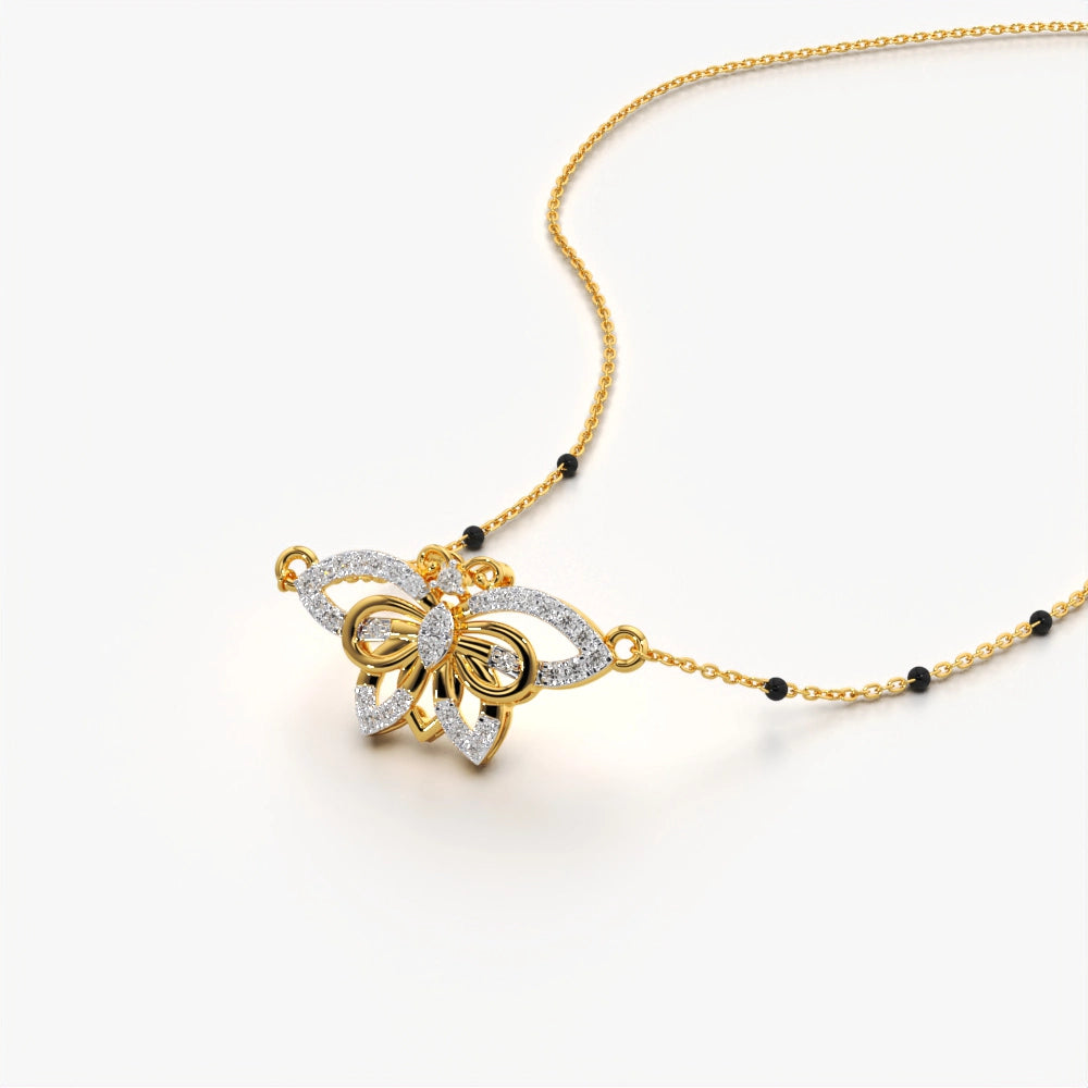 Butterfly Bloom Mangalsutra