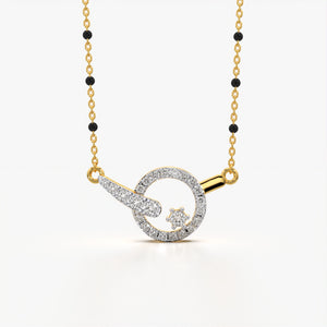 Delicate Circle Charm Mangalsutra