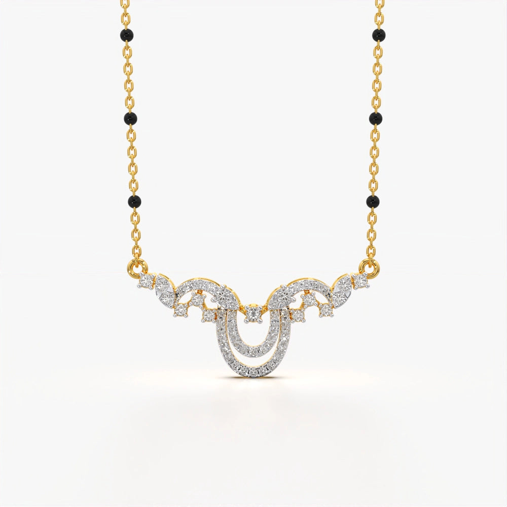 Regal Swirl Mangalsutra