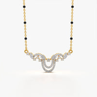 Scrollwork Double Arc Mangalsutra