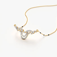 Scrollwork Double Arc Mangalsutra