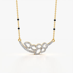 Twilight Petals Diamond Mangalsutra