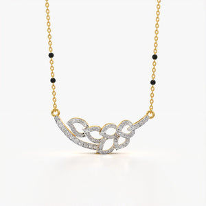 Twilight Petals Diamond Mangalsutra