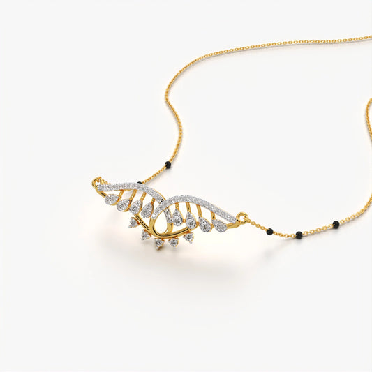 Sparkling Wing Modern Mangalsutra
