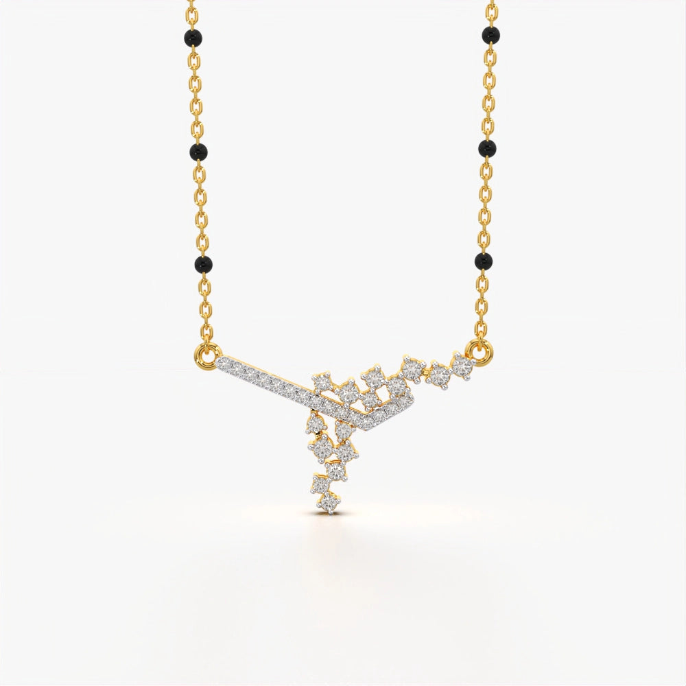 Sparkling Flute Modern Mangalsutra