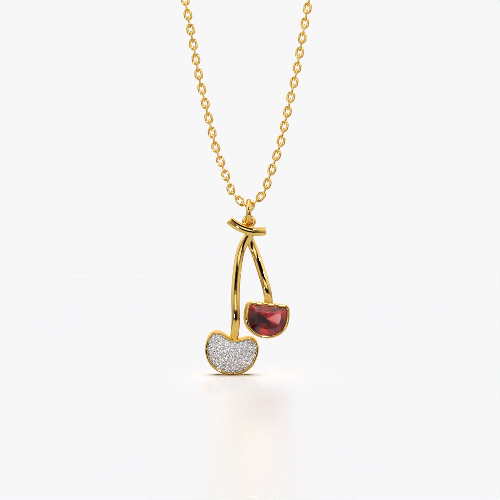 Duo Cherry Pendant