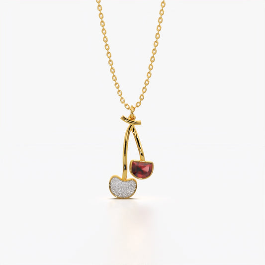 Duo Cherry Pendant