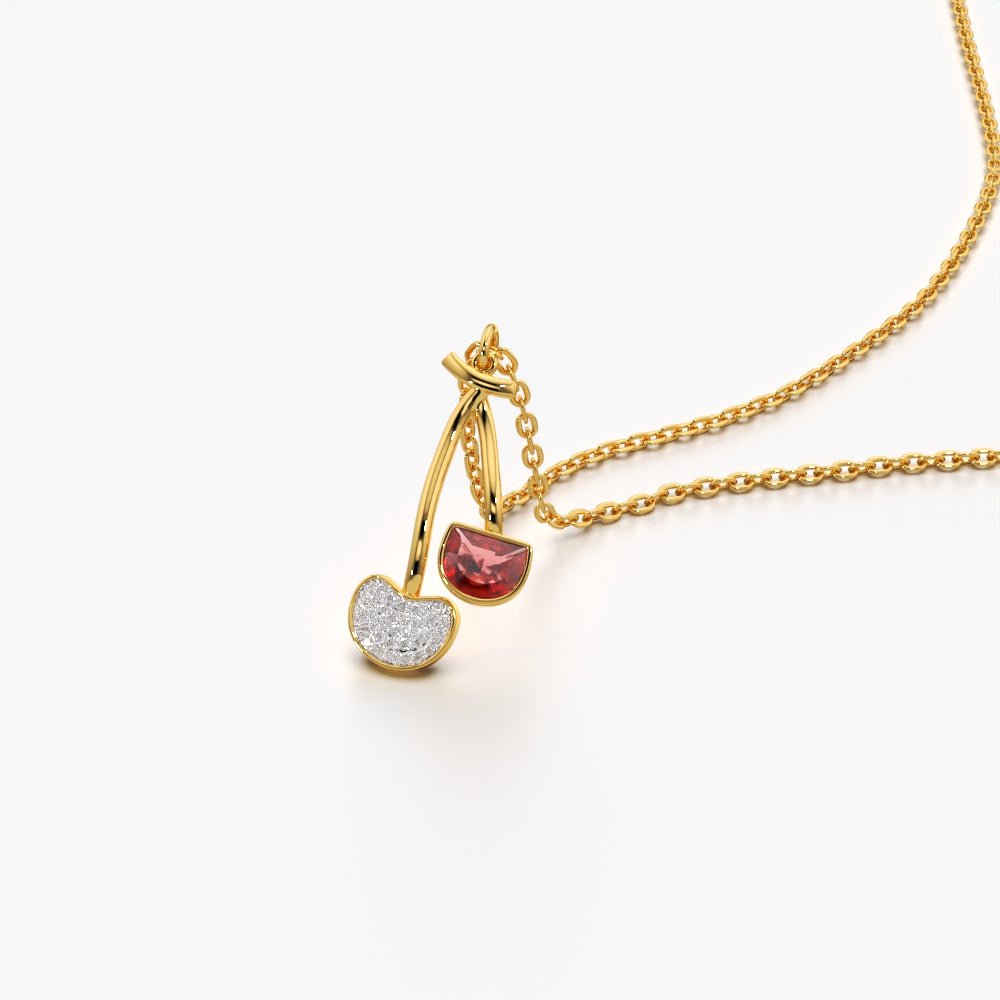 Duo Cherry Pendant