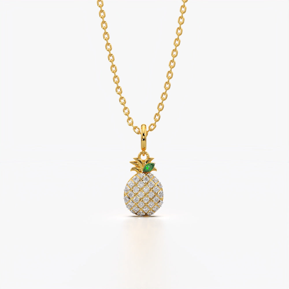 Crystal Pave Pineapple