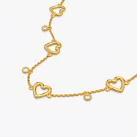 Open Heart Station Necklace