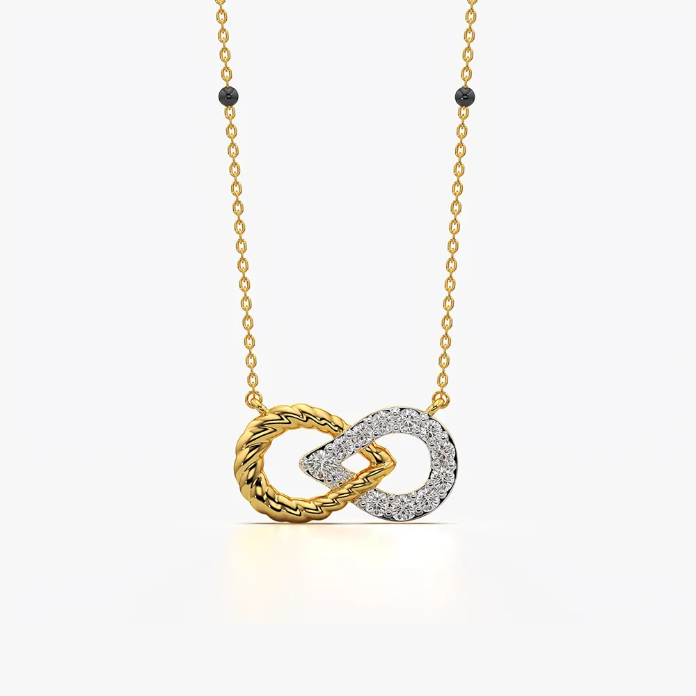 Interlocking Rope Twist Infinity Mangalsutra