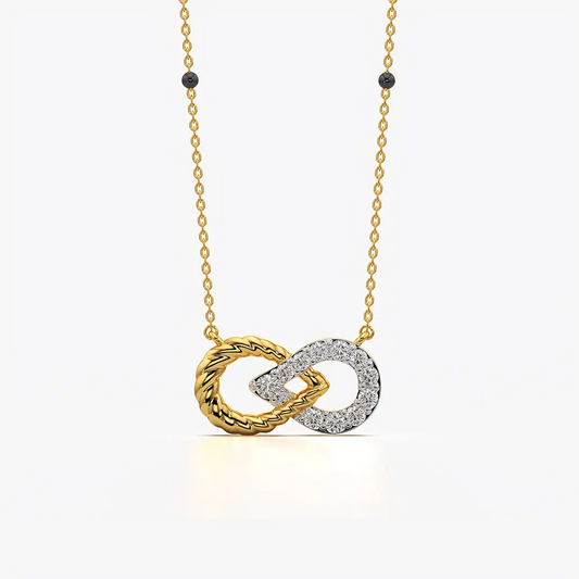Interlocking Rope Twist Infinity Mangalsutra