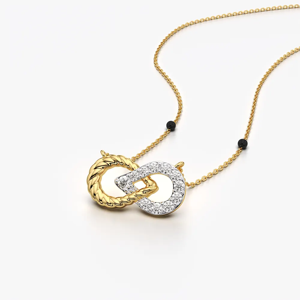 Interlocking Rope Twist Infinity Mangalsutra