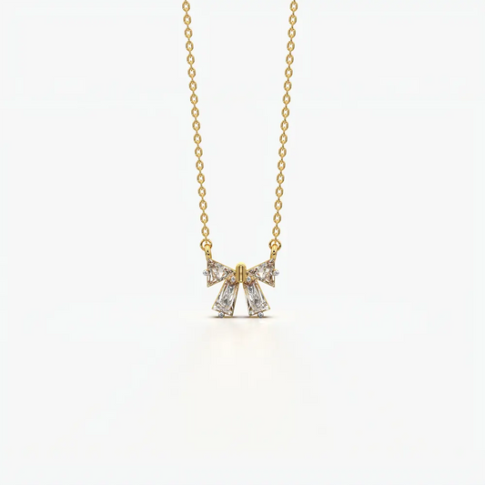 Petite Bow Pendant Necklace