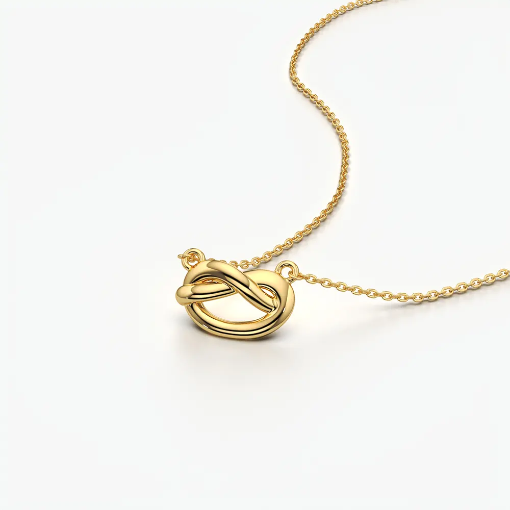 Love Knot Pendant Necklace