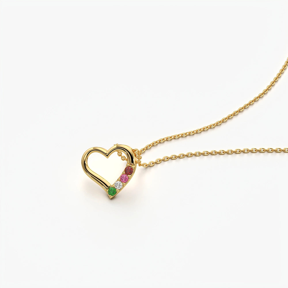 Open Heart Necklace