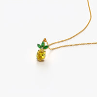 Pineapple Charm Pendant Necklace